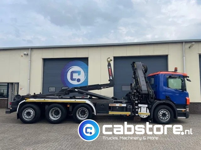 Φορτηγό με γερανό Scania P380 LB 8x4*4 HNA Euro 5 - HIAB 211 E-3 Hipro Crane with remote control + Multilift  XR26S61 Hooklift - Year 2009 - Km 336.501 !! - Good condition: φωτογραφία 7