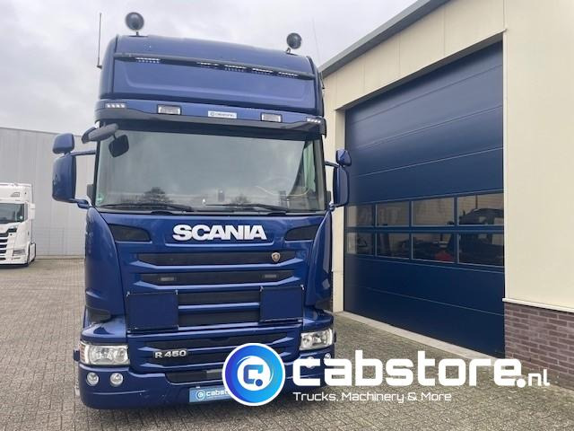 Scania R450 LB6X2MLB Euro 6 - Bouwjaar 2016 - Topline - Doorlaad-volume combi+ Wecon Middenas aanhangwagen - Good condition - Φορτηγό μουσαμάς: φωτογραφία 5 Scania R450 LB6X2MLB Euro 6 - Bouwjaar 2016 - Topline - Doorlaad-volume combi+ Wecon Middenas aanhangwagen - Good condition - Φορτηγό μουσαμάς: φωτογραφία 5