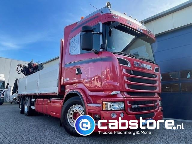 Scania R520 LB6X2*4HNB Euro 6 - Bouwjaar 2013 - Highline - Opticruise - Open box + Palfinger PK 24001-K B Autolaadkraan - Good condition ! - Φορτηγό με ανοιχτή καρότσα, Φορτηγό με γερανό: φωτογραφία 4 Scania R520 LB6X2*4HNB Euro 6 - Bouwjaar 2013 - Highline - Opticruise - Open box + Palfinger PK 24001-K B Autolaadkraan - Good condition ! - Φορτηγό με ανοιχτή καρότσα, Φορτηγό με γερανό: φωτογραφία 4