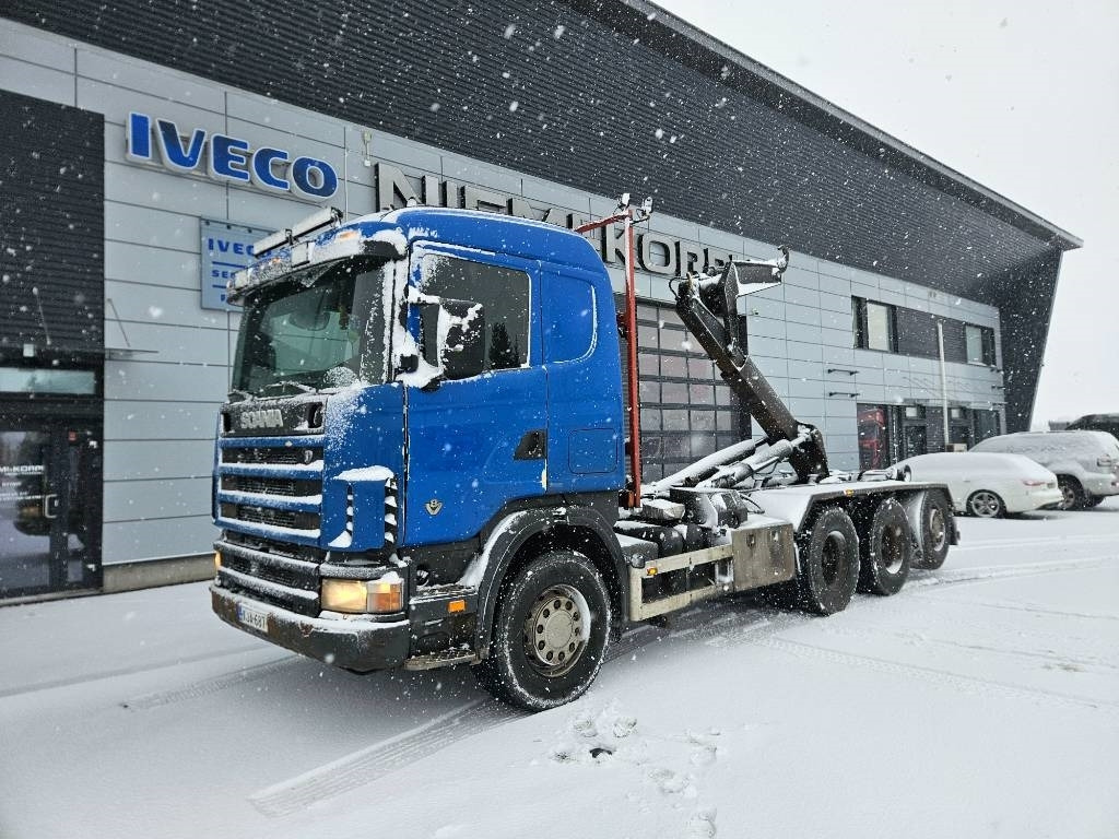 Scania R164 6m taittokoukku - Φορτηγό φόρτωσης γάντζου: φωτογραφία 1 Scania R164 6m taittokoukku - Φορτηγό φόρτωσης γάντζου: φωτογραφία 1