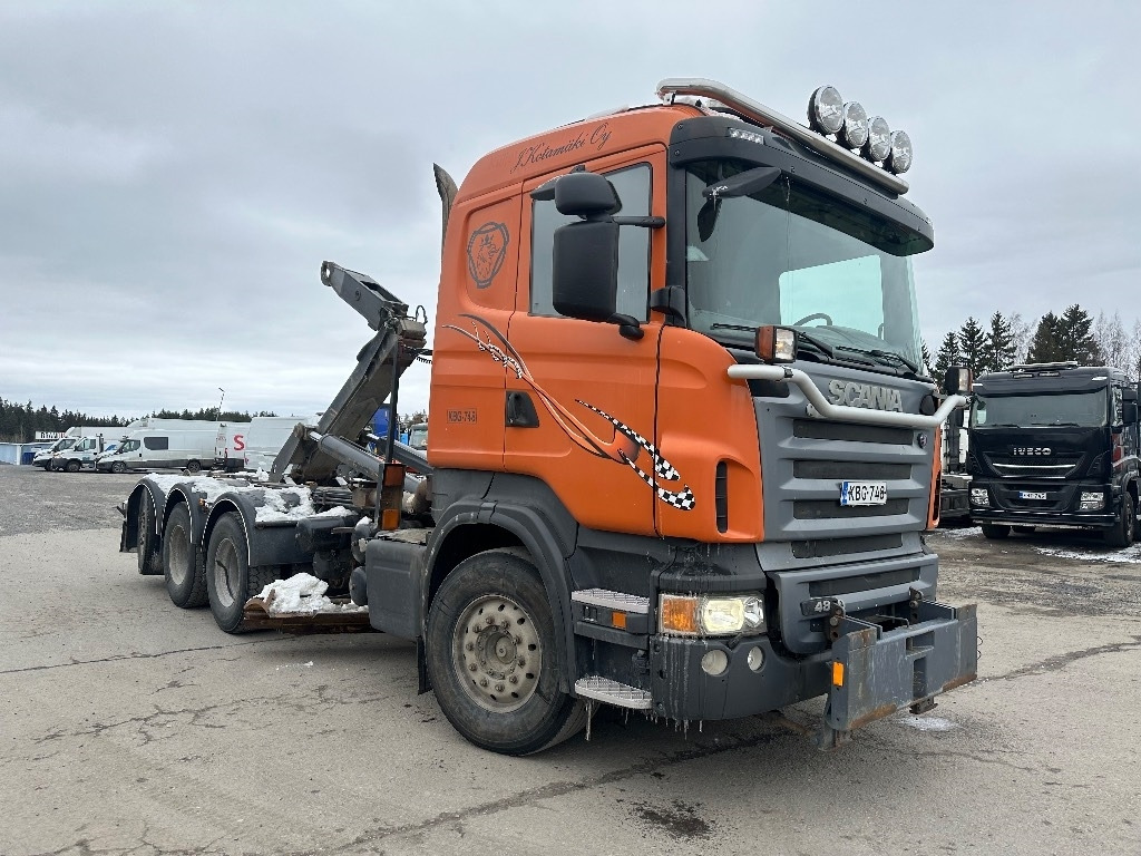 Scania R480 8x4*4 auravarustuksella - Φορτηγό φόρτωσης γάντζου: φωτογραφία 3 Scania R480 8x4*4 auravarustuksella - Φορτηγό φόρτωσης γάντζου: φωτογραφία 3