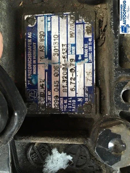 MAN TGL ZF 6 AS 850 / 6 AS 850 ECOLITE - Κιβώτιο ταχυτήτων και ανταλλακτικά για Φορτηγό: φωτογραφία 3 MAN TGL ZF 6 AS 850 / 6 AS 850 ECOLITE - Κιβώτιο ταχυτήτων και ανταλλακτικά για Φορτηγό: φωτογραφία 3