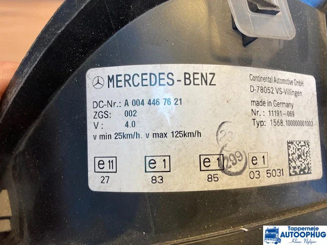 Mercedes A004 446 76 21 Instrument - Ηλεκτρικό σύστημα για Φορτηγό: φωτογραφία 1 Mercedes A004 446 76 21 Instrument - Ηλεκτρικό σύστημα για Φορτηγό: φωτογραφία 1