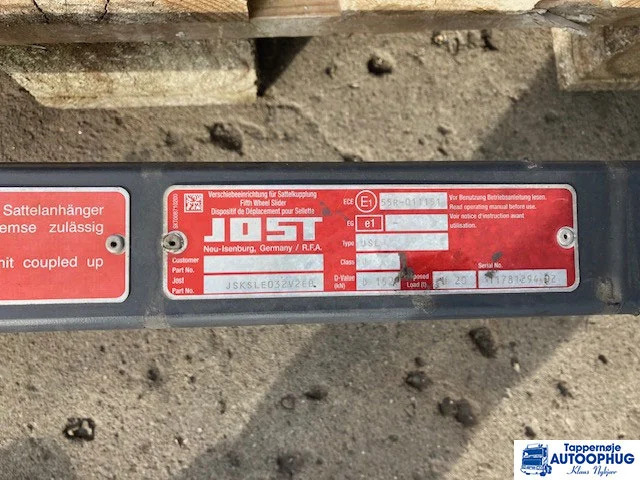 Scania JOST skammel flytbar - Πέμπτος τροχός για Φορτηγό: φωτογραφία 5 Scania JOST skammel flytbar - Πέμπτος τροχός για Φορτηγό: φωτογραφία 5