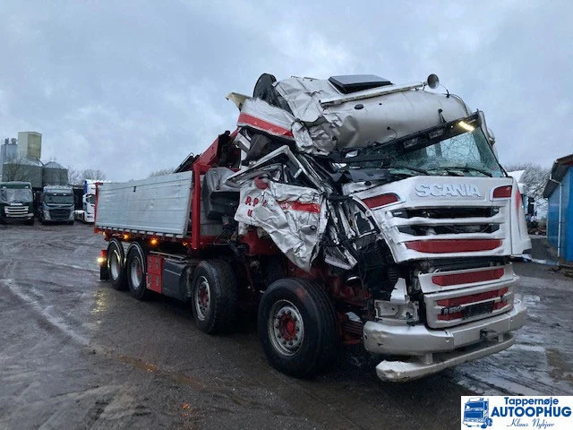 Scania R580 8X4 HIAB 244 EP-5 HIPRO ONLY PARTS - Φορτηγό με ανοιχτή καρότσα, Φορτηγό με γερανό: φωτογραφία 1 Scania R580 8X4 HIAB 244 EP-5 HIPRO ONLY PARTS - Φορτηγό με ανοιχτή καρότσα, Φορτηγό με γερανό: φωτογραφία 1