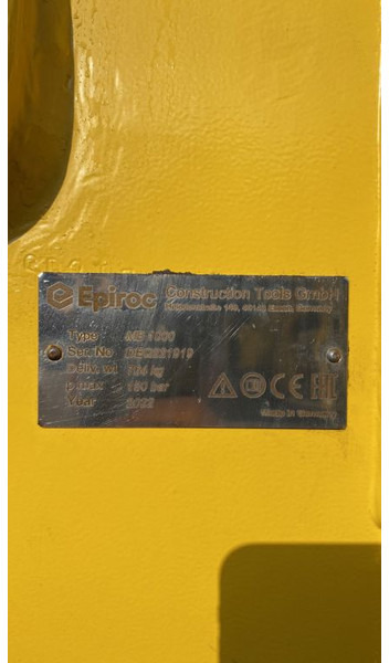 Epiroc MB1000 - Υδραυλικό σφυρί για Κατασκευή μηχανήματα: φωτογραφία 5 Epiroc MB1000 - Υδραυλικό σφυρί για Κατασκευή μηχανήματα: φωτογραφία 5