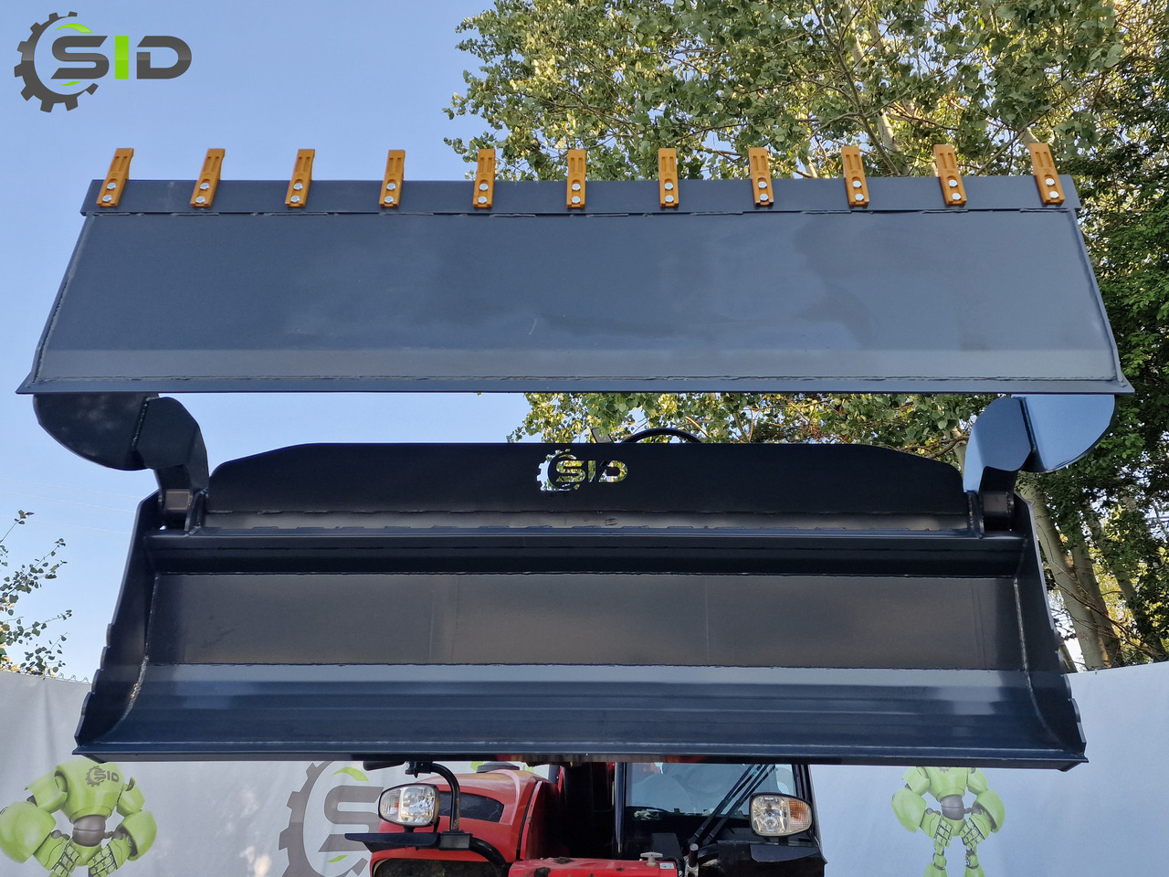 Νέα Κουβάς για φορτωτή για Κατασκευή μηχανήματα SID Klappschaufel 4in1 / Godet 4en1 multifonction / 4in1 multipurpose bucket 1,4 m: φωτογραφία 10