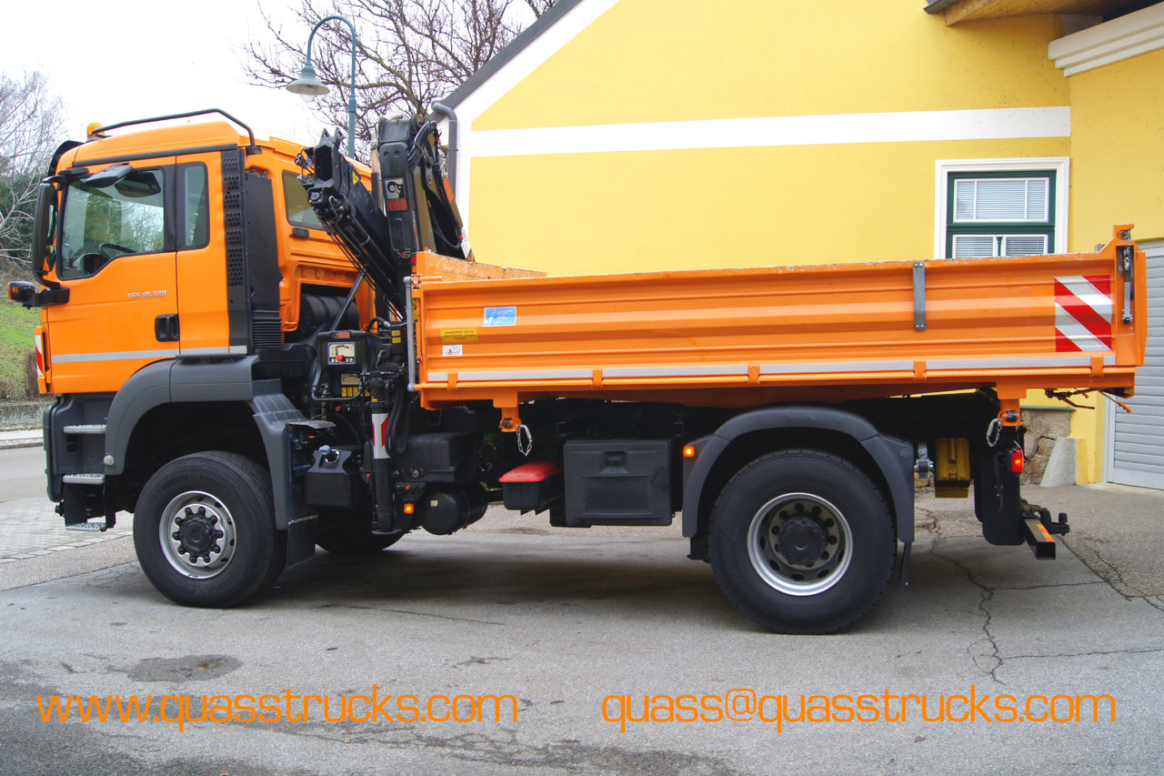 MAN TGS 18.320 BL 4x4 / HIAB 088 B-2 / Winterdienst - Φορτηγό ανατρεπόμενο, Φορτηγό με γερανό: φωτογραφία 2 MAN TGS 18.320 BL 4x4 / HIAB 088 B-2 / Winterdienst - Φορτηγό ανατρεπόμενο, Φορτηγό με γερανό: φωτογραφία 2