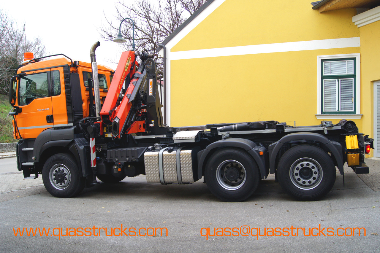 MAN TGS 28.400 BL 6x4-4/PK 12002 D/PALIFT/Winterdienst/Streuer/Pflug - Φορτηγό ανατρεπόμενο, Φορτηγό με γερανό: φωτογραφία 2 MAN TGS 28.400 BL 6x4-4/PK 12002 D/PALIFT/Winterdienst/Streuer/Pflug - Φορτηγό ανατρεπόμενο, Φορτηγό με γερανό: φωτογραφία 2