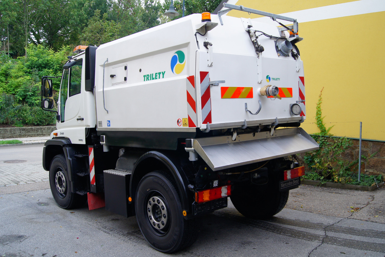MERCEDES-BENZ Unimog U400 + TRILETY Kehrmaschine/TÜV/EUR4/Leistungshydraulik - Σάρωθρο δρόμων: φωτογραφία 4 MERCEDES-BENZ Unimog U400 + TRILETY Kehrmaschine/TÜV/EUR4/Leistungshydraulik - Σάρωθρο δρόμων: φωτογραφία 4