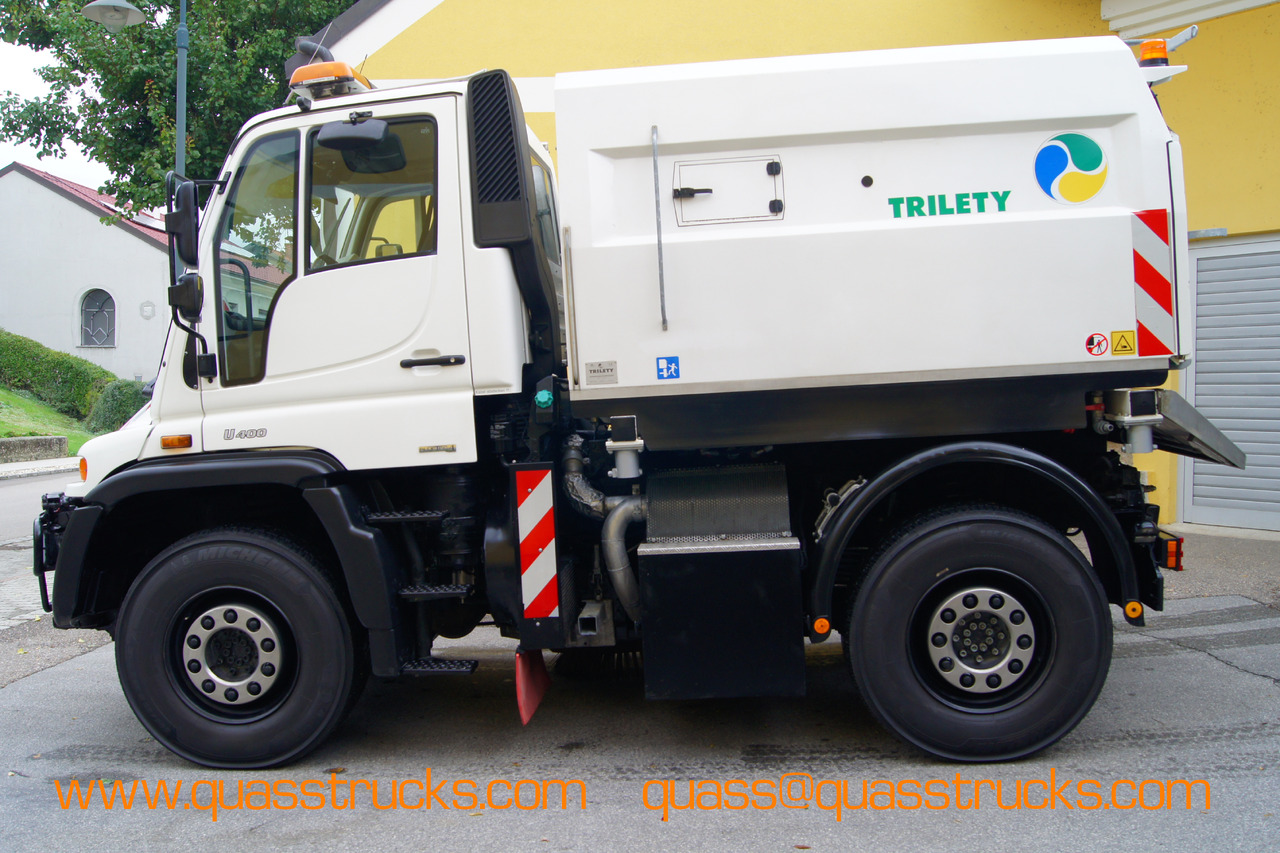 MERCEDES-BENZ Unimog U400 + TRILETY Kehrmaschine/TÜV/EUR4/Leistungshydraulik - Σάρωθρο δρόμων: φωτογραφία 3 MERCEDES-BENZ Unimog U400 + TRILETY Kehrmaschine/TÜV/EUR4/Leistungshydraulik - Σάρωθρο δρόμων: φωτογραφία 3