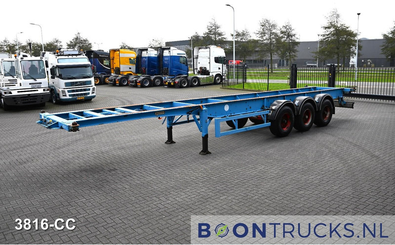Blumhardt Cont.-Sal 40.24 E FIXED CHASSIS | 40ft * STEEL SUSPENSION * BPW / DRUM - Επικαθήμενο μεταφοράς εμπορευματοκιβωτίων/ Κινητό αμάξωμα: φωτογραφία 4 Blumhardt Cont.-Sal 40.24 E FIXED CHASSIS | 40ft * STEEL SUSPENSION * BPW / DRUM - Επικαθήμενο μεταφοράς εμπορευματοκιβωτίων/ Κινητό αμάξωμα: φωτογραφία 4