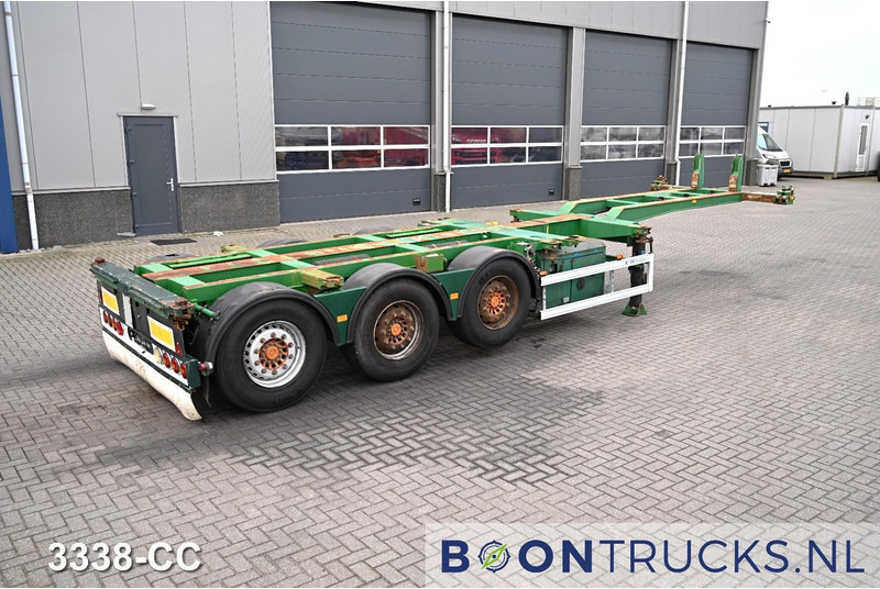 Broshuis 3UCC-39/45 2X20-30-40-45ft HC * LIFT AXLE * 2 x EXTENDABLE - Επικαθήμενο μεταφοράς εμπορευματοκιβωτίων/ Κινητό αμάξωμα: φωτογραφία 1 Broshuis 3UCC-39/45 2X20-30-40-45ft HC * LIFT AXLE * 2 x EXTENDABLE - Επικαθήμενο μεταφοράς εμπορευματοκιβωτίων/ Κινητό αμάξωμα: φωτογραφία 1