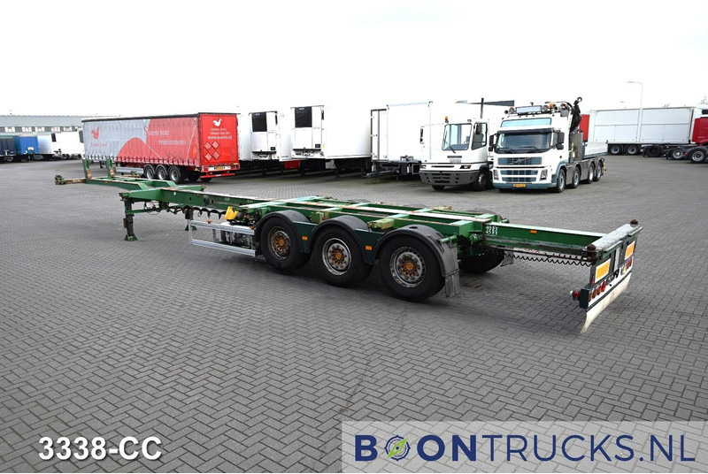 Broshuis 3UCC-39/45 2X20-30-40-45ft HC * LIFT AXLE * 2 x EXTENDABLE - Επικαθήμενο μεταφοράς εμπορευματοκιβωτίων/ Κινητό αμάξωμα: φωτογραφία 3 Broshuis 3UCC-39/45 2X20-30-40-45ft HC * LIFT AXLE * 2 x EXTENDABLE - Επικαθήμενο μεταφοράς εμπορευματοκιβωτίων/ Κινητό αμάξωμα: φωτογραφία 3