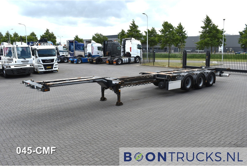 D-Tec FLEXITRAILER | 2x20-30-40-45ft HC * 2x EXTENDABLE * LIFT AXLE * NL TRAILER - Επικαθήμενο μεταφοράς εμπορευματοκιβωτίων/ Κινητό αμάξωμα: φωτογραφία 5 D-Tec FLEXITRAILER | 2x20-30-40-45ft HC * 2x EXTENDABLE * LIFT AXLE * NL TRAILER - Επικαθήμενο μεταφοράς εμπορευματοκιβωτίων/ Κινητό αμάξωμα: φωτογραφία 5