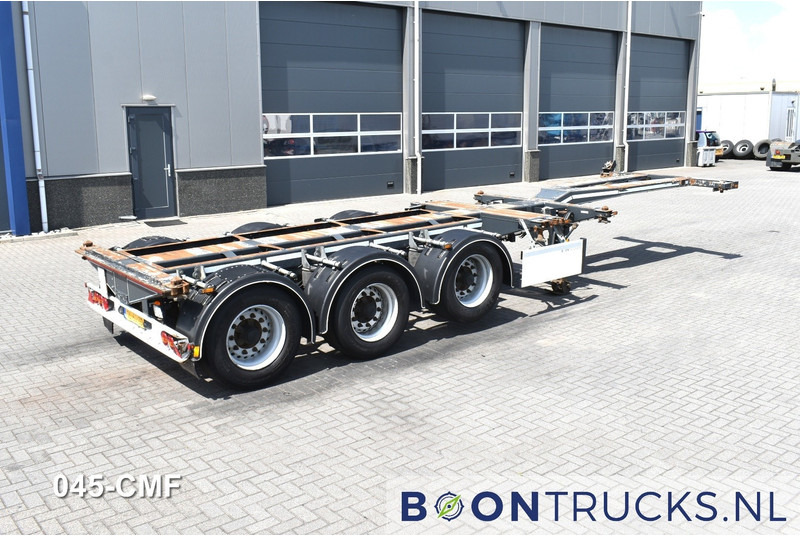D-Tec FLEXITRAILER | 2x20-30-40-45ft HC * 2x EXTENDABLE * LIFT AXLE * NL TRAILER - Επικαθήμενο μεταφοράς εμπορευματοκιβωτίων/ Κινητό αμάξωμα: φωτογραφία 1 D-Tec FLEXITRAILER | 2x20-30-40-45ft HC * 2x EXTENDABLE * LIFT AXLE * NL TRAILER - Επικαθήμενο μεταφοράς εμπορευματοκιβωτίων/ Κινητό αμάξωμα: φωτογραφία 1