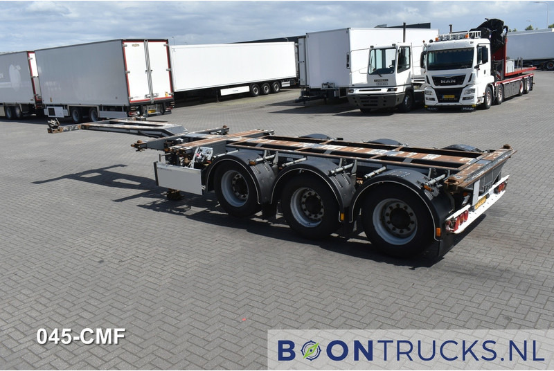 D-Tec FLEXITRAILER | 2x20-30-40-45ft HC * 2x EXTENDABLE * LIFT AXLE * NL TRAILER - Επικαθήμενο μεταφοράς εμπορευματοκιβωτίων/ Κινητό αμάξωμα: φωτογραφία 3 D-Tec FLEXITRAILER | 2x20-30-40-45ft HC * 2x EXTENDABLE * LIFT AXLE * NL TRAILER - Επικαθήμενο μεταφοράς εμπορευματοκιβωτίων/ Κινητό αμάξωμα: φωτογραφία 3