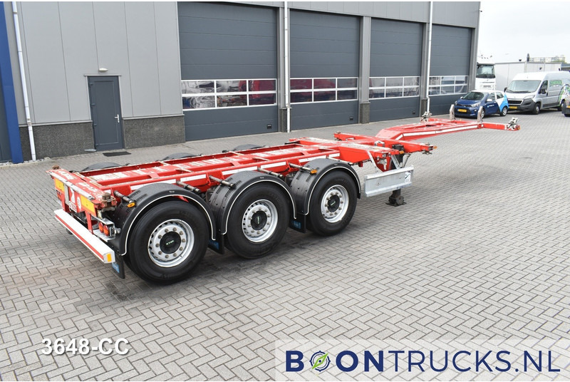 D-Tec FLEXITRAILER | 2x20-30-40-45ft HC * 2x LIFT AXLE * 2x EXTENDABLE * DISC BRAKES * MOT 05-2026 - Επικαθήμενο μεταφοράς εμπορευματοκιβωτίων/ Κινητό αμάξωμα: φωτογραφία 1 D-Tec FLEXITRAILER | 2x20-30-40-45ft HC * 2x LIFT AXLE * 2x EXTENDABLE * DISC BRAKES * MOT 05-2026 - Επικαθήμενο μεταφοράς εμπορευματοκιβωτίων/ Κινητό αμάξωμα: φωτογραφία 1