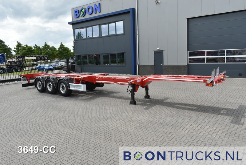 D-Tec FLEXITRAILER | 2x20-30-40-45ft HC * 2x LIFT AXLE * 2x EXTENDABLE * DISC BRAKES - Επικαθήμενο μεταφοράς εμπορευματοκιβωτίων/ Κινητό αμάξωμα: φωτογραφία 4 D-Tec FLEXITRAILER | 2x20-30-40-45ft HC * 2x LIFT AXLE * 2x EXTENDABLE * DISC BRAKES - Επικαθήμενο μεταφοράς εμπορευματοκιβωτίων/ Κινητό αμάξωμα: φωτογραφία 4