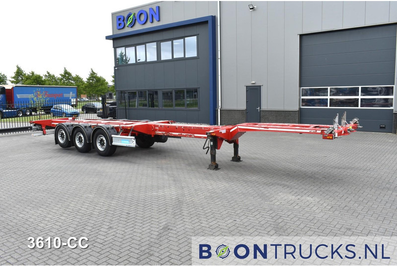 D-Tec FLEXITRAILER | 2x20-30-40-45ft HC * 2x LIFT AXLE * 2x EXTENDABLE * DISC BRAKES - Επικαθήμενο μεταφοράς εμπορευματοκιβωτίων/ Κινητό αμάξωμα: φωτογραφία 4 D-Tec FLEXITRAILER | 2x20-30-40-45ft HC * 2x LIFT AXLE * 2x EXTENDABLE * DISC BRAKES - Επικαθήμενο μεταφοράς εμπορευματοκιβωτίων/ Κινητό αμάξωμα: φωτογραφία 4