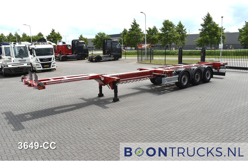 D-Tec FLEXITRAILER | 2x20-30-40-45ft HC * 2x LIFT AXLE * 2x EXTENDABLE * DISC BRAKES - Επικαθήμενο μεταφοράς εμπορευματοκιβωτίων/ Κινητό αμάξωμα: φωτογραφία 5 D-Tec FLEXITRAILER | 2x20-30-40-45ft HC * 2x LIFT AXLE * 2x EXTENDABLE * DISC BRAKES - Επικαθήμενο μεταφοράς εμπορευματοκιβωτίων/ Κινητό αμάξωμα: φωτογραφία 5