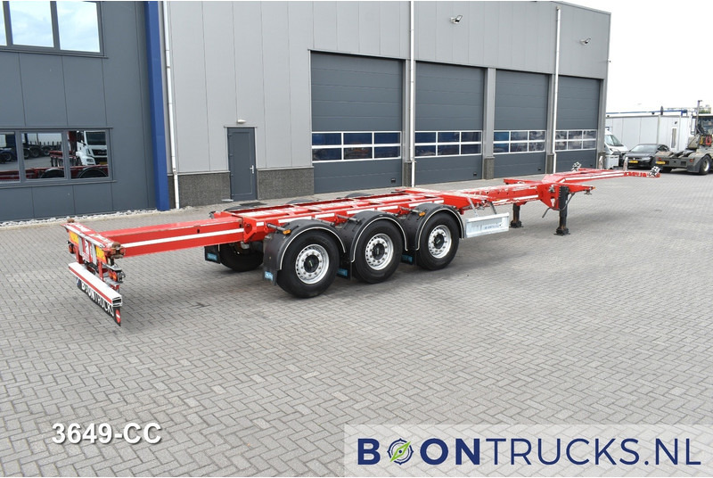 D-Tec FLEXITRAILER | 2x20-30-40-45ft HC * 2x LIFT AXLE * 2x EXTENDABLE * DISC BRAKES - Επικαθήμενο μεταφοράς εμπορευματοκιβωτίων/ Κινητό αμάξωμα: φωτογραφία 2 D-Tec FLEXITRAILER | 2x20-30-40-45ft HC * 2x LIFT AXLE * 2x EXTENDABLE * DISC BRAKES - Επικαθήμενο μεταφοράς εμπορευματοκιβωτίων/ Κινητό αμάξωμα: φωτογραφία 2