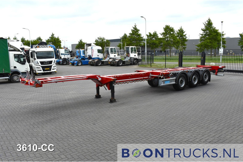 D-Tec FLEXITRAILER | 2x20-30-40-45ft HC * 2x LIFT AXLE * 2x EXTENDABLE * DISC BRAKES - Επικαθήμενο μεταφοράς εμπορευματοκιβωτίων/ Κινητό αμάξωμα: φωτογραφία 5 D-Tec FLEXITRAILER | 2x20-30-40-45ft HC * 2x LIFT AXLE * 2x EXTENDABLE * DISC BRAKES - Επικαθήμενο μεταφοράς εμπορευματοκιβωτίων/ Κινητό αμάξωμα: φωτογραφία 5