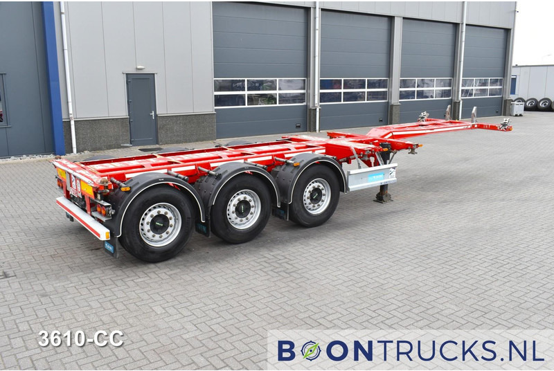 D-Tec FLEXITRAILER | 2x20-30-40-45ft HC * 2x LIFT AXLE * 2x EXTENDABLE * DISC BRAKES - Επικαθήμενο μεταφοράς εμπορευματοκιβωτίων/ Κινητό αμάξωμα: φωτογραφία 1 D-Tec FLEXITRAILER | 2x20-30-40-45ft HC * 2x LIFT AXLE * 2x EXTENDABLE * DISC BRAKES - Επικαθήμενο μεταφοράς εμπορευματοκιβωτίων/ Κινητό αμάξωμα: φωτογραφία 1