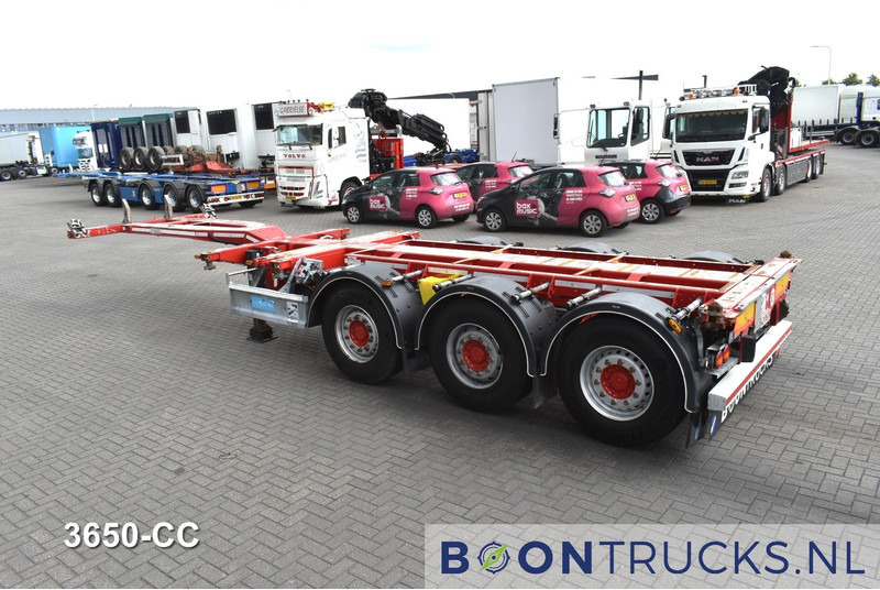D-Tec FLEXITRAILER | 2x20-30-40-45ft HC * 2x LIFT AXLE * 2x EXTENDABLE * MOT 11-2025 - Επικαθήμενο μεταφοράς εμπορευματοκιβωτίων/ Κινητό αμάξωμα: φωτογραφία 3 D-Tec FLEXITRAILER | 2x20-30-40-45ft HC * 2x LIFT AXLE * 2x EXTENDABLE * MOT 11-2025 - Επικαθήμενο μεταφοράς εμπορευματοκιβωτίων/ Κινητό αμάξωμα: φωτογραφία 3