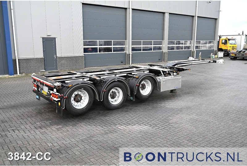D-Tec FLEXITRAILER | 2x20-30-40-45ft HC * 2x LIFT AXLE * 3x EXTENDABLE * ADR * APK 10-2026 * NL TRAILER - Επικαθήμενο μεταφοράς εμπορευματοκιβωτίων/ Κινητό αμάξωμα: φωτογραφία 1 D-Tec FLEXITRAILER | 2x20-30-40-45ft HC * 2x LIFT AXLE * 3x EXTENDABLE * ADR * APK 10-2026 * NL TRAILER - Επικαθήμενο μεταφοράς εμπορευματοκιβωτίων/ Κινητό αμάξωμα: φωτογραφία 1
