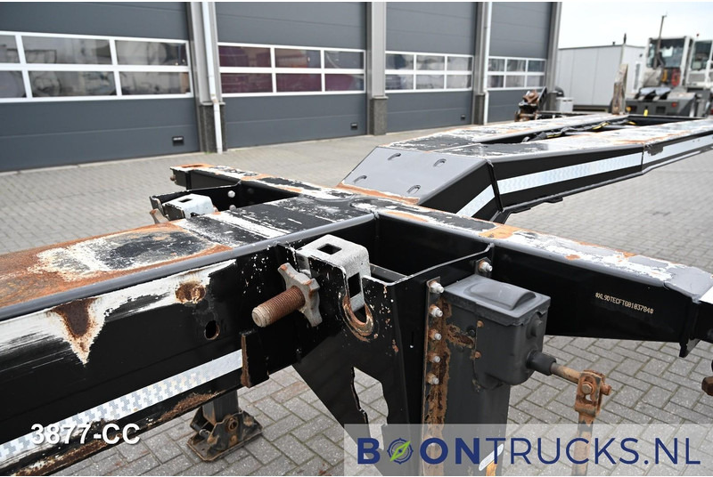 Επικαθήμενο μεταφοράς εμπορευματοκιβωτίων/ Κινητό αμάξωμα D-Tec FLEXITRAILER LS | 2x20-30-40-45ft HC * 2x LIFT AXLE * BPW / DISC * 2x EXTENDABLE: φωτογραφία 16 Επικαθήμενο μεταφοράς εμπορευματοκιβωτίων/ Κινητό αμάξωμα D-Tec FLEXITRAILER LS | 2x20-30-40-45ft HC * 2x LIFT AXLE * BPW / DISC * 2x EXTENDABLE: φωτογραφία 16