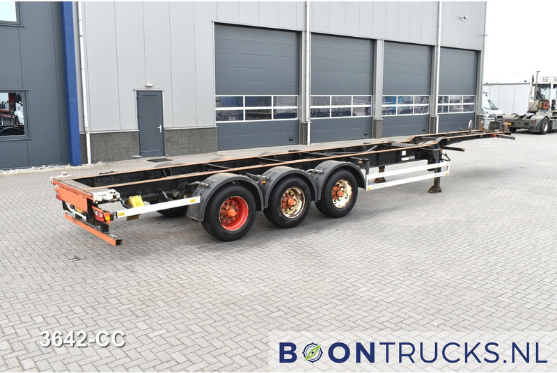 Pacton T3-007 FIXED CHASSIS | 40-45ft HC * 4500 Kg * BPW/DRUM * NL TRAILER - Επικαθήμενο μεταφοράς εμπορευματοκιβωτίων/ Κινητό αμάξωμα: φωτογραφία 1 Pacton T3-007 FIXED CHASSIS | 40-45ft HC * 4500 Kg * BPW/DRUM * NL TRAILER - Επικαθήμενο μεταφοράς εμπορευματοκιβωτίων/ Κινητό αμάξωμα: φωτογραφία 1