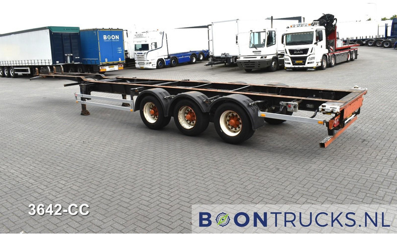 Pacton T3-007 FIXED CHASSIS | 40-45ft HC * 4500 Kg * BPW/DRUM * NL TRAILER - Επικαθήμενο μεταφοράς εμπορευματοκιβωτίων/ Κινητό αμάξωμα: φωτογραφία 2 Pacton T3-007 FIXED CHASSIS | 40-45ft HC * 4500 Kg * BPW/DRUM * NL TRAILER - Επικαθήμενο μεταφοράς εμπορευματοκιβωτίων/ Κινητό αμάξωμα: φωτογραφία 2