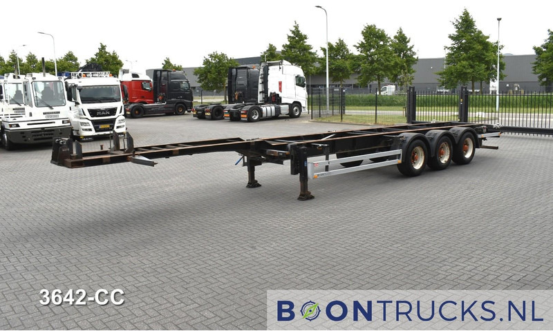 Pacton T3-007 FIXED CHASSIS | 40-45ft HC * 4500 Kg * BPW/DRUM * NL TRAILER - Επικαθήμενο μεταφοράς εμπορευματοκιβωτίων/ Κινητό αμάξωμα: φωτογραφία 4 Pacton T3-007 FIXED CHASSIS | 40-45ft HC * 4500 Kg * BPW/DRUM * NL TRAILER - Επικαθήμενο μεταφοράς εμπορευματοκιβωτίων/ Κινητό αμάξωμα: φωτογραφία 4