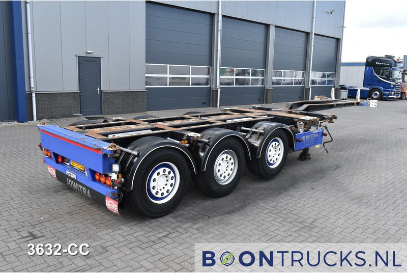 Pacton T3-010 | 2x20-30-40-45ft HC * LIFT AXLE * SAF/DISC * NL TRAILER * APK 10-2025 - Επικαθήμενο μεταφοράς εμπορευματοκιβωτίων/ Κινητό αμάξωμα: φωτογραφία 1 Pacton T3-010 | 2x20-30-40-45ft HC * LIFT AXLE * SAF/DISC * NL TRAILER * APK 10-2025 - Επικαθήμενο μεταφοράς εμπορευματοκιβωτίων/ Κινητό αμάξωμα: φωτογραφία 1