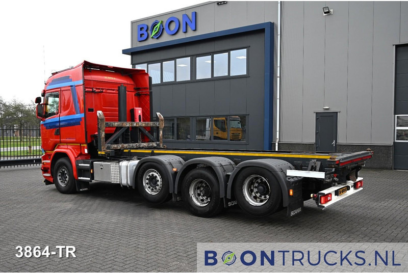 Scania R450 8x2 | EURO6 * CONTAINER TRANSPORT * 20ft TIPPING * NL TRUCK * APK 02-2026 - Φορτηγό μεταφοράς εμπορευματοκιβωτίων/ Κινητό αμάξωμα: φωτογραφία 4 Scania R450 8x2 | EURO6 * CONTAINER TRANSPORT * 20ft TIPPING * NL TRUCK * APK 02-2026 - Φορτηγό μεταφοράς εμπορευματοκιβωτίων/ Κινητό αμάξωμα: φωτογραφία 4