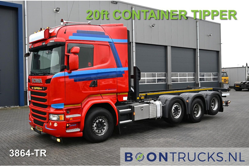 Scania R450 8x2 | EURO6 * CONTAINER TRANSPORT * 20ft TIPPING * NL TRUCK * APK 02-2026 - Φορτηγό μεταφοράς εμπορευματοκιβωτίων/ Κινητό αμάξωμα: φωτογραφία 1 Scania R450 8x2 | EURO6 * CONTAINER TRANSPORT * 20ft TIPPING * NL TRUCK * APK 02-2026 - Φορτηγό μεταφοράς εμπορευματοκιβωτίων/ Κινητό αμάξωμα: φωτογραφία 1