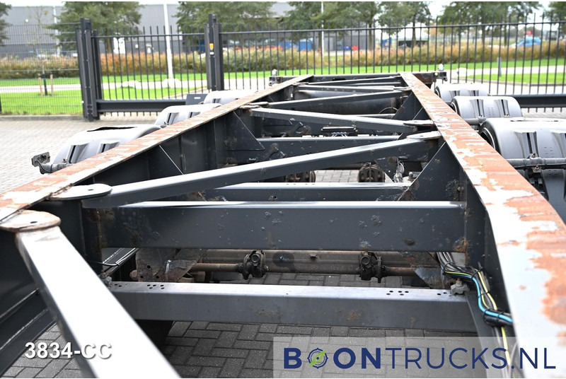 Επικαθήμενο μεταφοράς εμπορευματοκιβωτίων/ Κινητό αμάξωμα Schmitz Cargobull SCF 24 FIXXED CHASSIS | 40ft HC * 4350 kg * APK 12-2026 * NL TRAILER: φωτογραφία 19