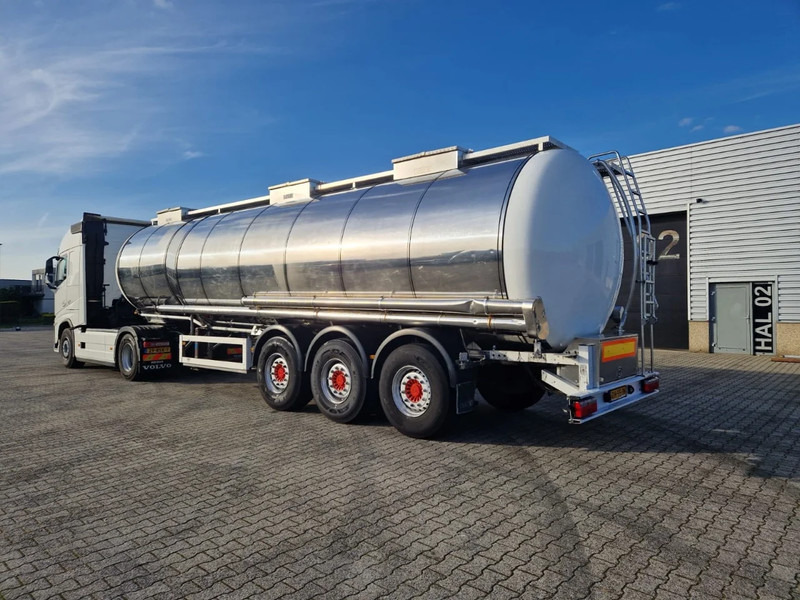 Feldbinder 38000 liter 3 kamer tankoplegger met CIP Leiding - Επικαθήμενο βυτίο: φωτογραφία 2 Feldbinder 38000 liter 3 kamer tankoplegger met CIP Leiding - Επικαθήμενο βυτίο: φωτογραφία 2