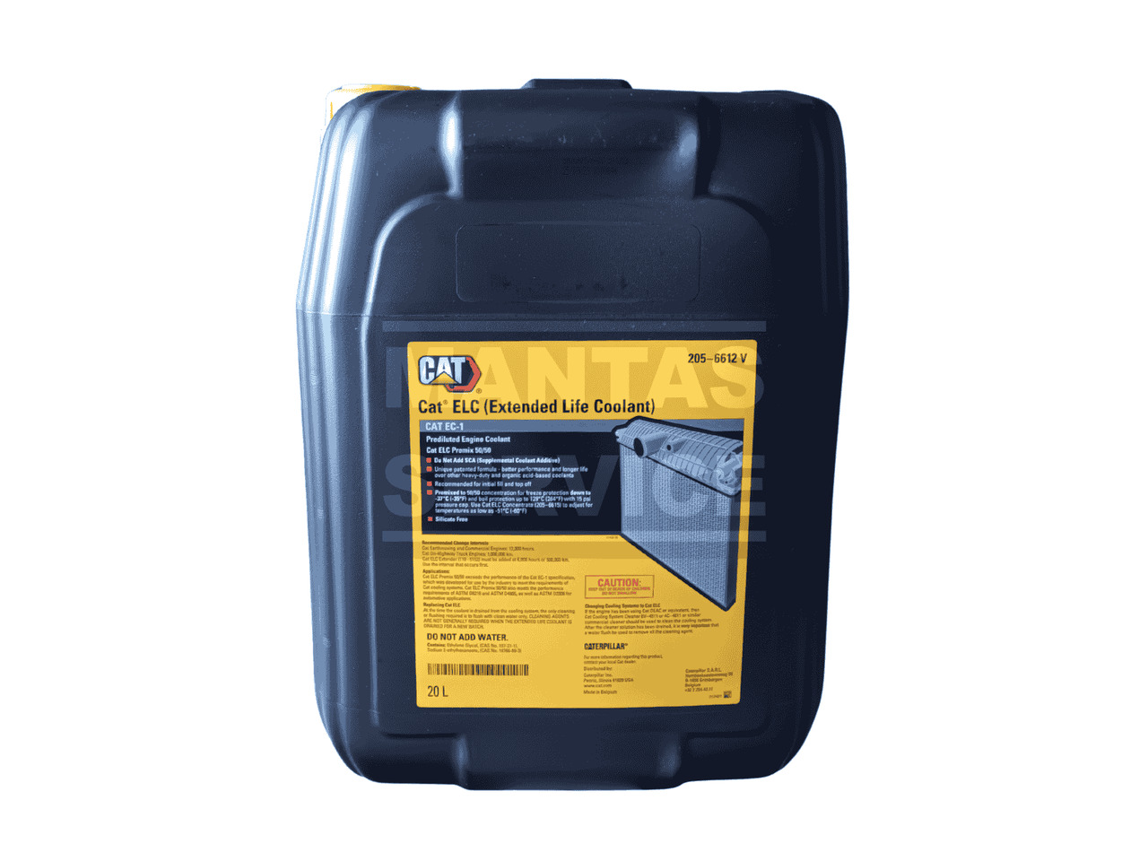CATERPILLAR COOLANT EXTENDED LIFE 50/50 PREMIX 20L 205-6612 - Εκσκαφέας για Φορτηγό: φωτογραφία 1 CATERPILLAR COOLANT EXTENDED LIFE 50/50 PREMIX 20L 205-6612 - Εκσκαφέας για Φορτηγό: φωτογραφία 1