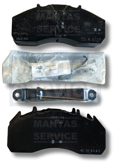 VOLVO BRAKE PAD KIT - DRAG FREE 24226155, 23149532, 21352570 - Τακάκια φρένων για Φορτηγό: φωτογραφία 2 VOLVO BRAKE PAD KIT - DRAG FREE 24226155, 23149532, 21352570 - Τακάκια φρένων για Φορτηγό: φωτογραφία 2