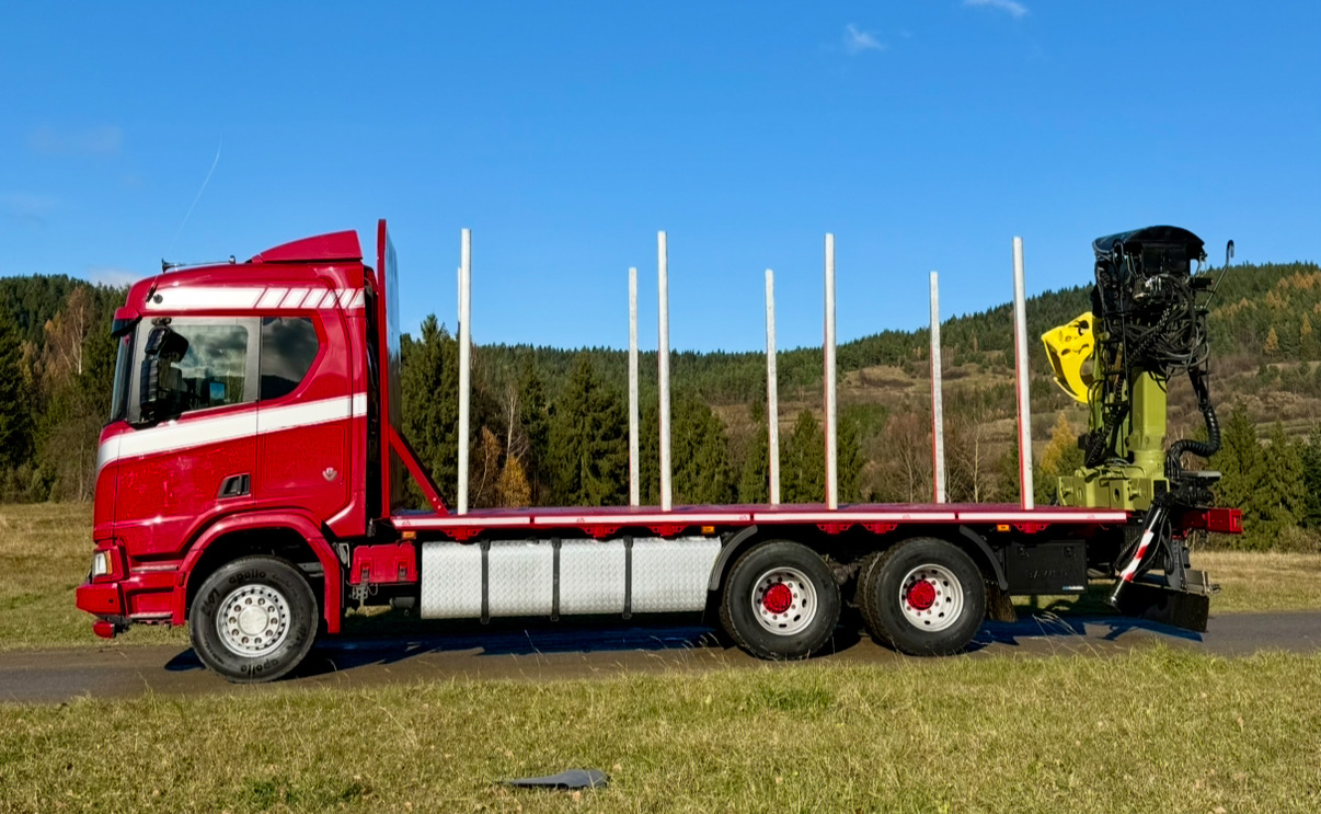 SCANIA R520 XT - Φορτηγό ξυλείας, Φορτηγό με γερανό: φωτογραφία 3 SCANIA R520 XT - Φορτηγό ξυλείας, Φορτηγό με γερανό: φωτογραφία 3