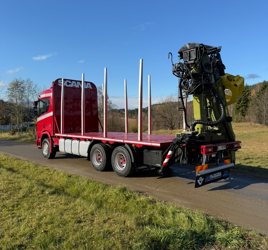 SCANIA R520 XT - Φορτηγό ξυλείας, Φορτηγό με γερανό: φωτογραφία 4 SCANIA R520 XT - Φορτηγό ξυλείας, Φορτηγό με γερανό: φωτογραφία 4