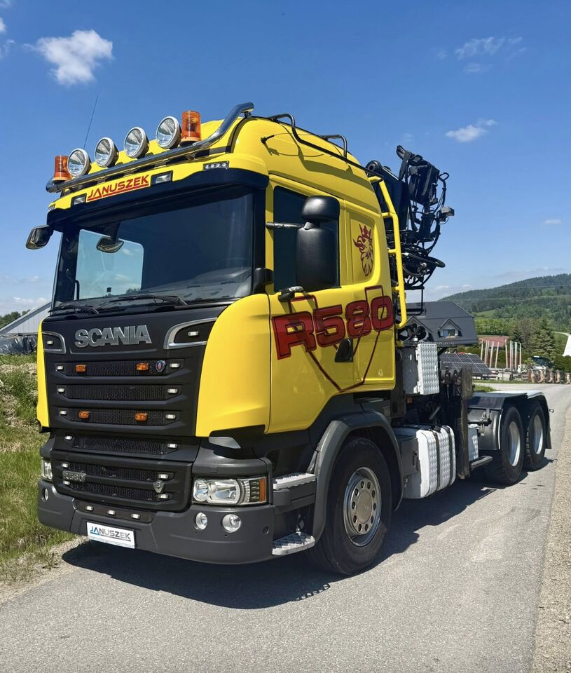 SCANIA R580 - Φορτηγό ξυλείας: φωτογραφία 5 SCANIA R580 - Φορτηγό ξυλείας: φωτογραφία 5