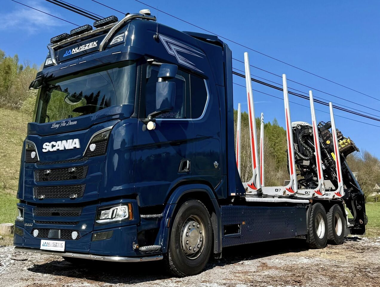 SCANIA R650 - Φορτηγό ξυλείας: φωτογραφία 1 SCANIA R650 - Φορτηγό ξυλείας: φωτογραφία 1
