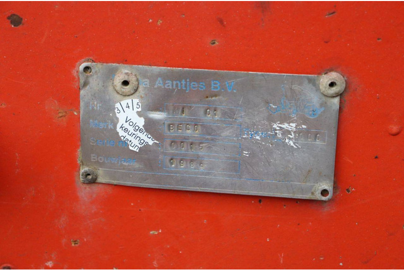 Ρυμούλκα ανατρεπόμενο Beco G 100: φωτογραφία 14