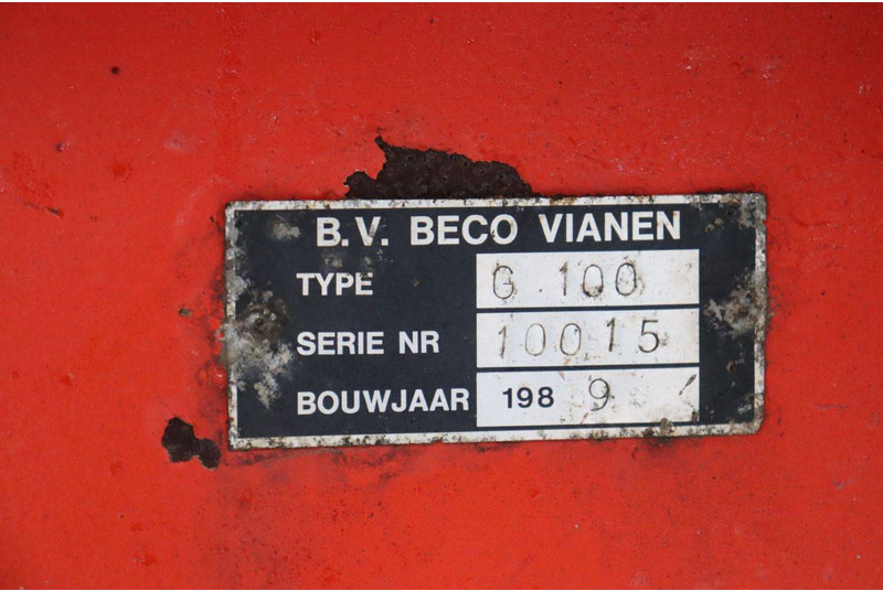 Ρυμούλκα ανατρεπόμενο Beco G 100: φωτογραφία 20