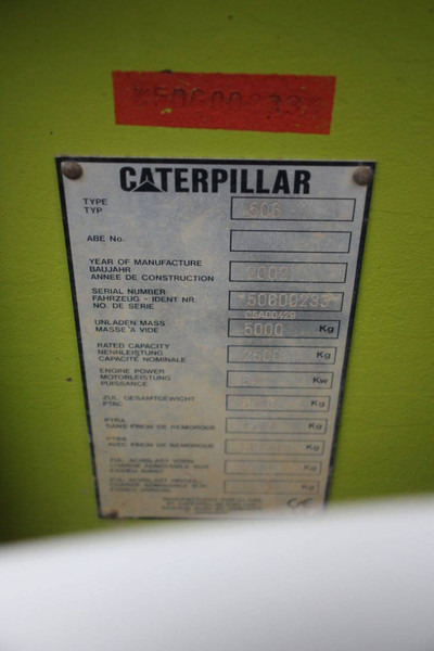 Τηλεσκοπικός φορτωτής Caterpillar 506: φωτογραφία 20 Τηλεσκοπικός φορτωτής Caterpillar 506: φωτογραφία 20