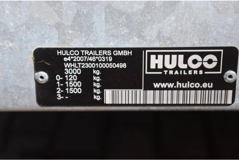 Νέα Τρέιλερ πλατφόρμα/ Καρότσα Hulco flatbed trailer: φωτογραφία 12
