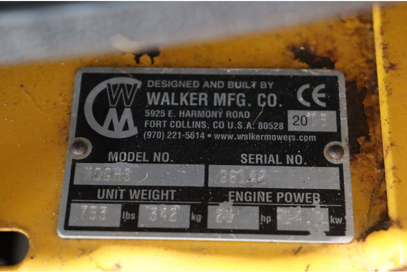 Χλοοκοπτικό Walker MCGH5: φωτογραφία 15